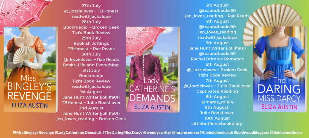 Pemberley Presents Series Full Tour Banner 1024x458 - Lady Catherine's Demands by Eliza Austin